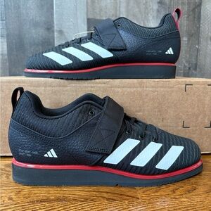 Adidas Powerlift 5 Weightlifting Men's Shoes 8.5 BRED Black Red IH8238